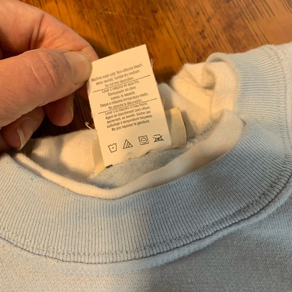 Vintage Top Stitch by Morning Sun Sweatshirt M Snowmen Snow Grandma FLAWS - Picture 6 of 15